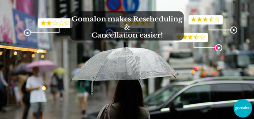 Rescheduling and Cancellation is made easier with Gomalon!